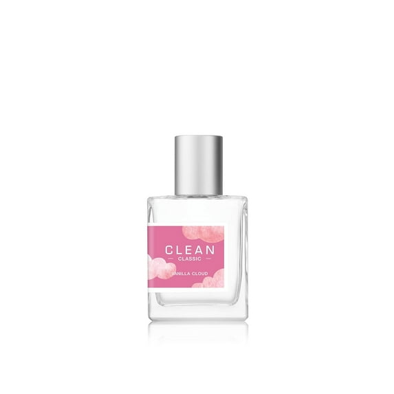 CLEAN Vanilla Cloud Eau de Parfum, Fresh Vanilla Gourmand Fragrance, Perfume for Women, 30mL