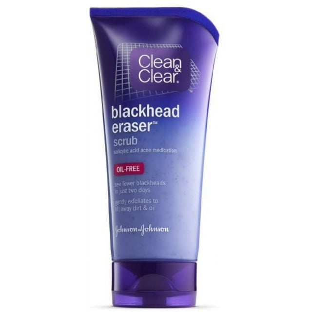 CLEAN & CLEAR Blackhead Eraser Scrub Oil-Free 5 oz (Pack of 6)
