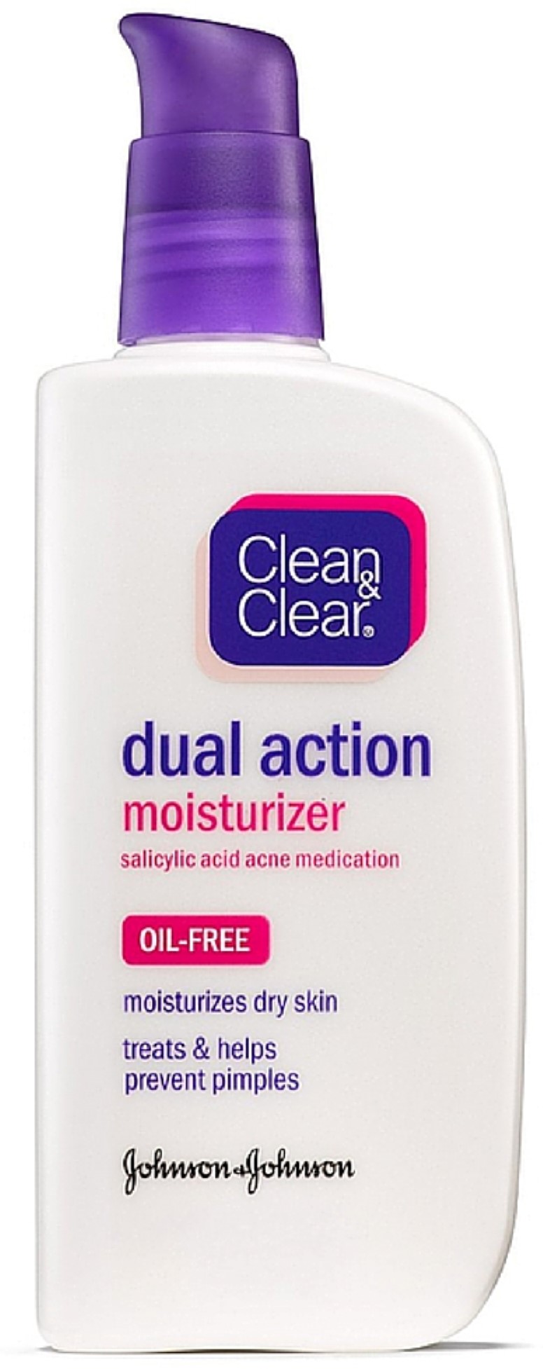 CLEAN & CLEAR Dual Action Oil-Free Moisturizer 4 oz (Pack of 2) - image 1 of 1