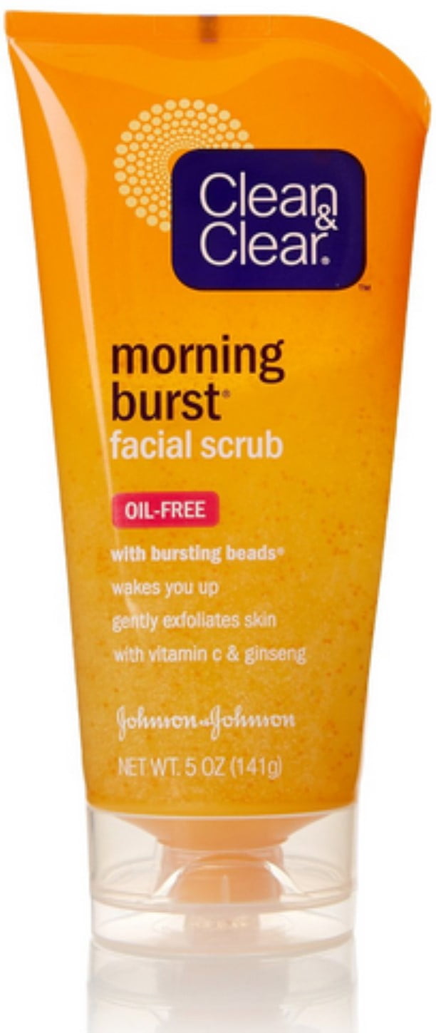 CLEAN & CLEAR Morning Burst Facial Scrub Oil-Free 5 oz (Pack of 3)
