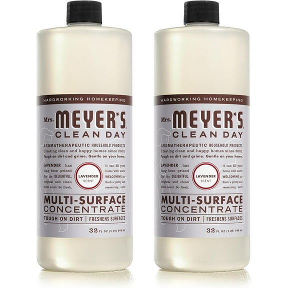 CLEAN DAY Multi-Surface Cleaner Concentrate Use to Clean Floors Tile Counters Lavender 32 fl. oz - Pack of 2