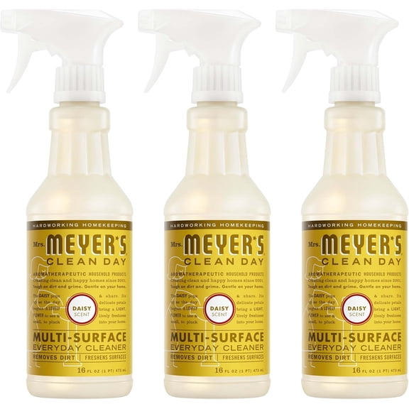 CLEAN DAY Multi-Surface Everyday Cleaner, Daisy Scent, 16 Fl Oz Bottle - 3 Pack