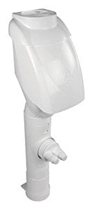 White PVC Clean Rain Ultra Downspout Diverter Kit
