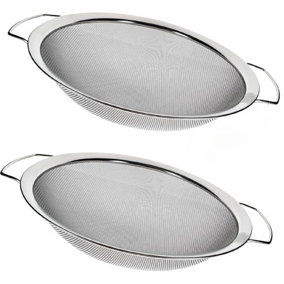 CLEANCOOL 30 Mesh Stainless Steel Paint Strainer, 2 Pack - Strains Filters Removes Debris, Particles, Impurities from Coating and Liquids - Drain, Rinse Food