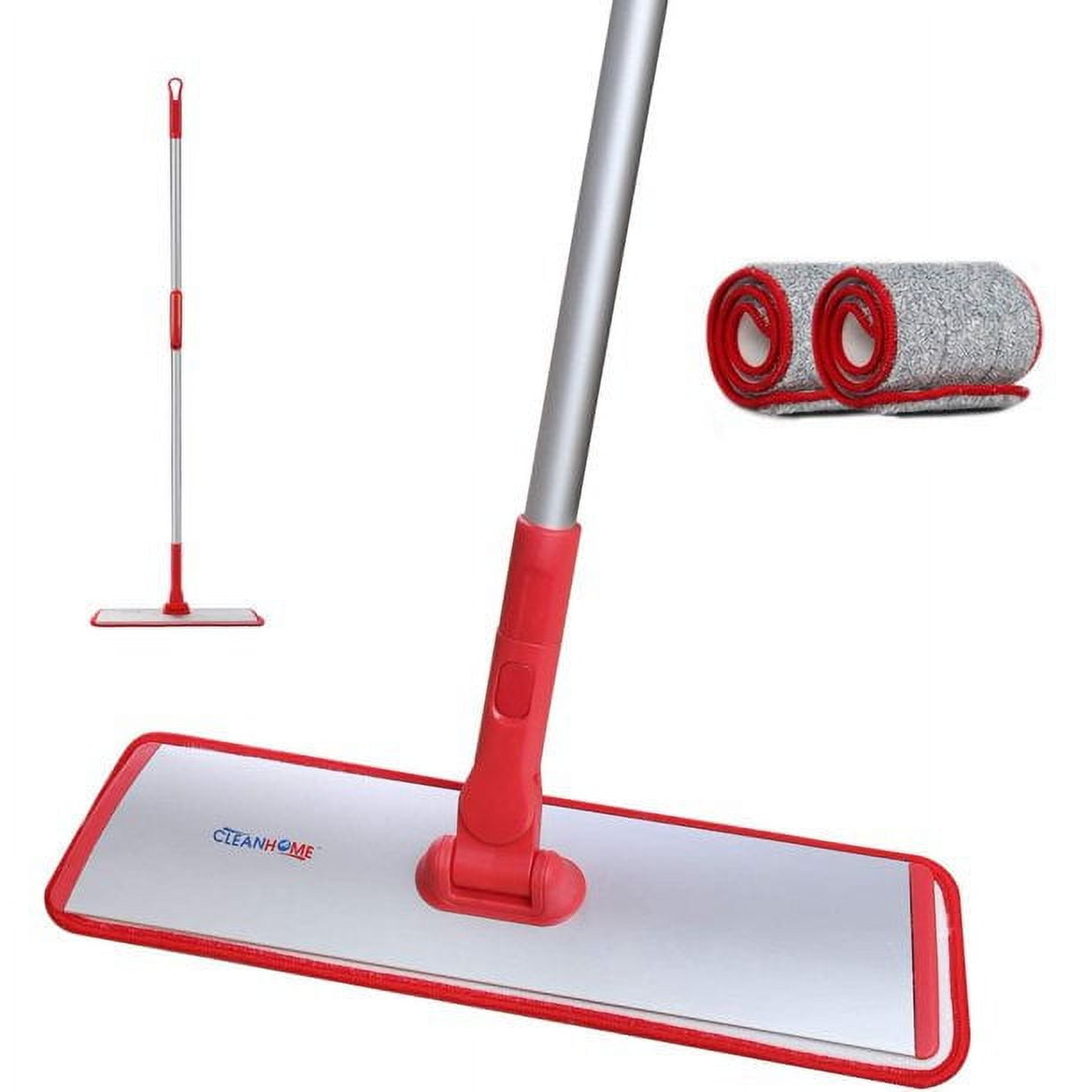 CLEANHOME Microfiber Dust Mop with Extension Pole Multifunctional