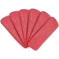 thumbnail image 1 of CLEANHOME Microfiber Reveal Mop Pads Washable 6X Replacement Heads (Fit CLEANHOME Spray Mop : FP-20),16.5" Wet and Dry for Floor Cleaning Pad,Red, 6 PCS, 1 of 7