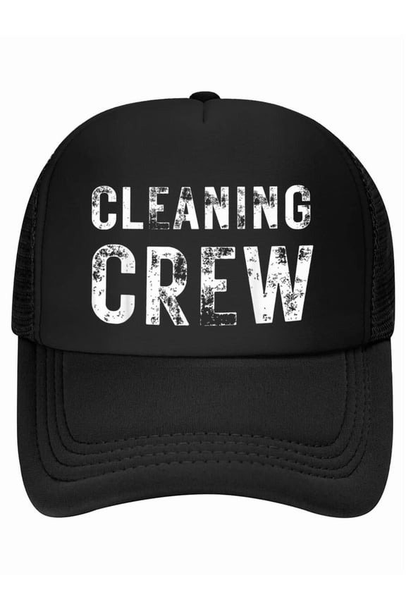 CLEANING CREW Matching Cleaners Housekeeper Baseball Cap