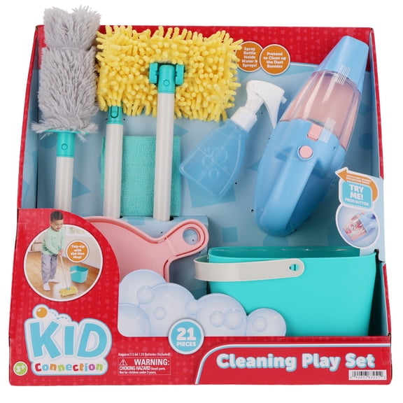Kid Connection Cleaning Pretend Play Set, 20 Pieces