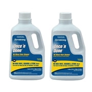 Armstrong Once & Done Floor Cleaner - Liquid - 1 Gallon   Household & Commercial Use, Effective Formula