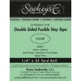 thumbnail image 1 of CLEAR - 1/2" Double Sided Fusible Stay Tape - 0.5" X 25 yards SewkeysE Extremely Fine Sold by the 25 yard Roll (DSFST.5) M494.21, 1 of 2