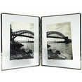 thumbnail image 1 of CLEAR GLASS   SILVER Float Frame 5one-half inchx7 4x6 Hinged Double by Bedford Downing - 4x6, 1 of 1