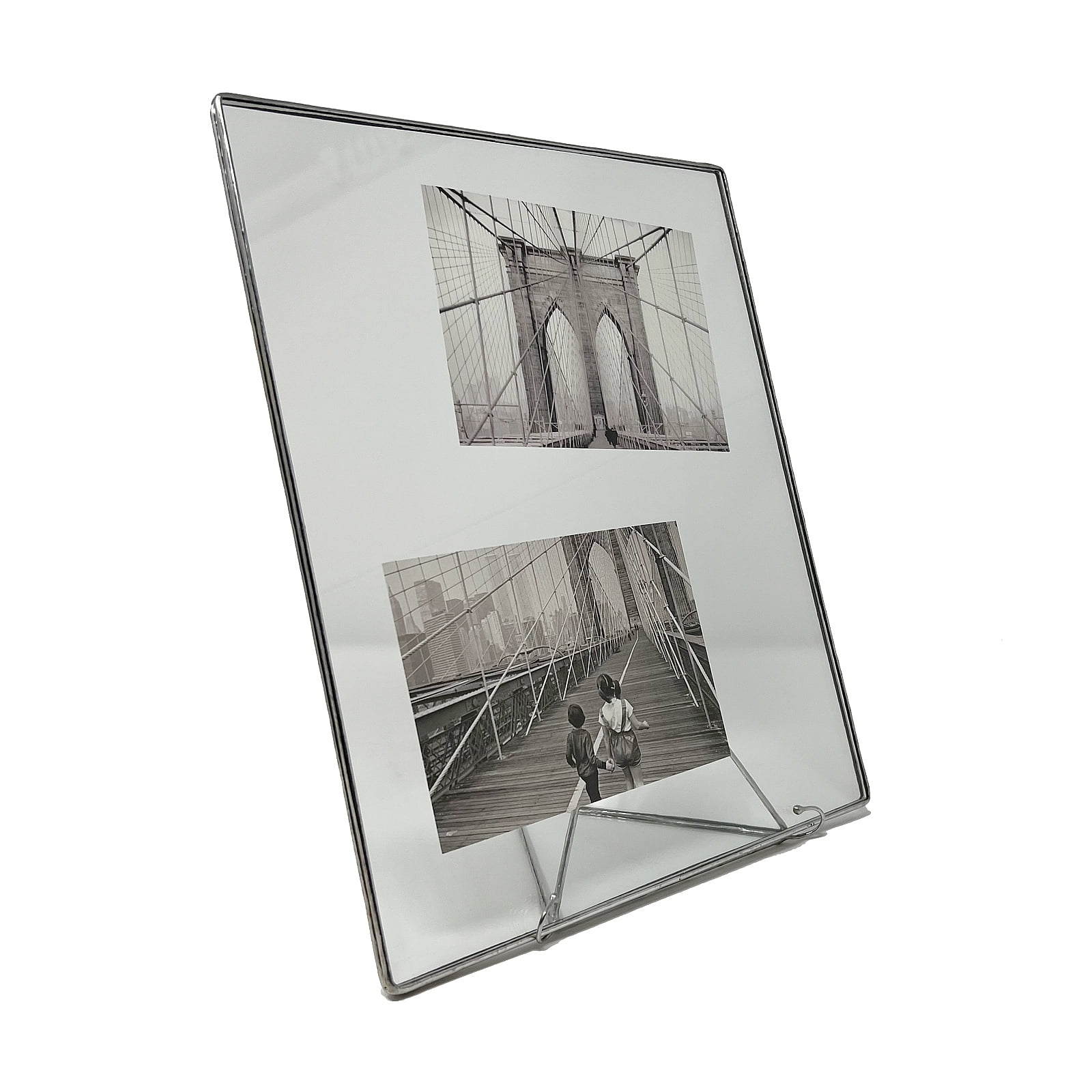 CLEAR GLASS SILVER Float Frame 9x11 8x10 by Bedford Downing - 8x10 ...