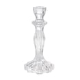 thumbnail image 1 of The Pioneer Woman 8” Decorative Clear Glass Taper Candle Holder, Large, 1 of 6