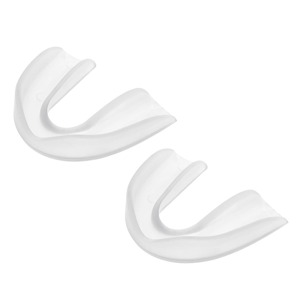 CLEAR Gum Shield Teeth Protector Mouth Guard Piece Rugby Football