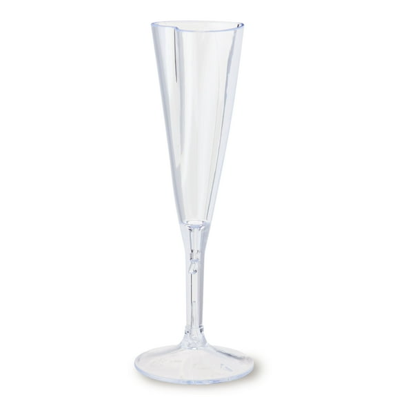 Plastic Heart Champagne Glass, Clear, Valentine's Day by Way To Celebrate