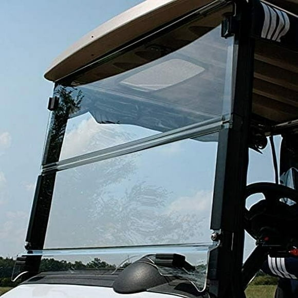 CLEAR Impact Resistant 70/30 EZGO RXV Golf Cart Windshield
