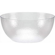 CLEAR PEBBLED SALAD DELI FOOD PLASTIC SERVING BOWL - 140 OZ [1 COUNT]