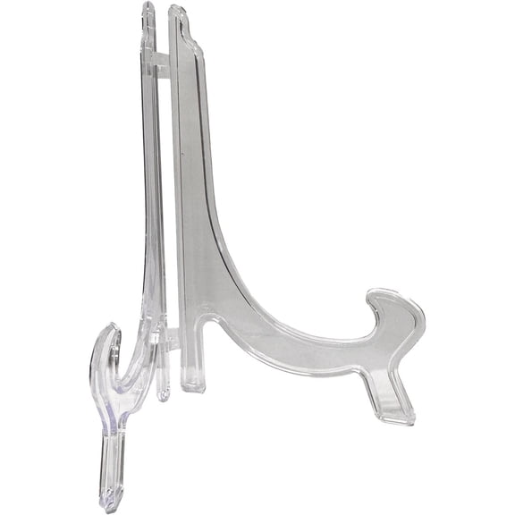 CLEAR PLATE STAND