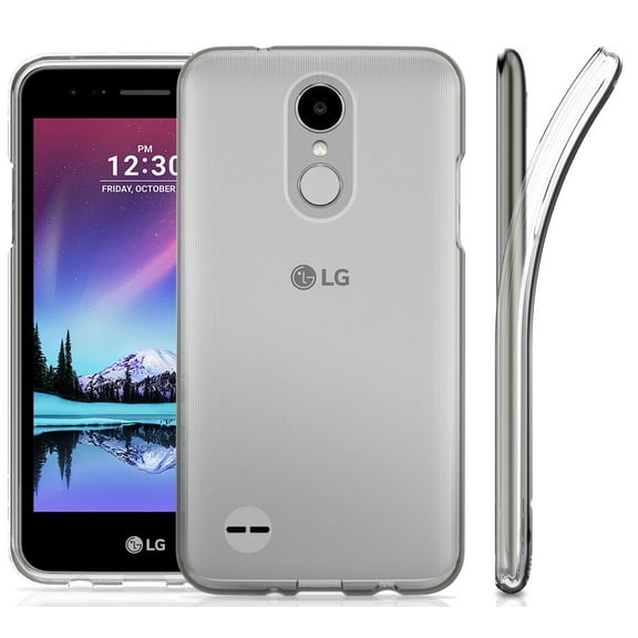 CLEAR TRANSPARENT TPU FLEX SKIN CASE Case Cover for LG Fortune 2, Fortune, K8 2018, K8+ 2018, Phoenix 3