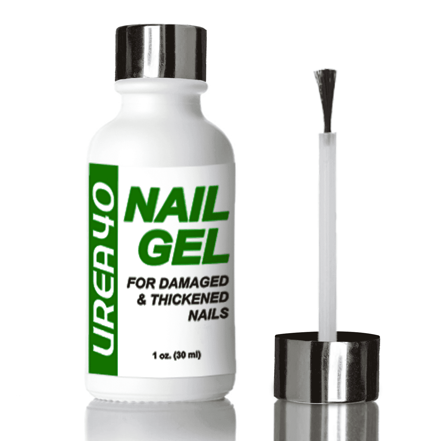 CLEAR Urea Nail Gel - Softens Cracked Heel Calluses & Thick Toenails - Repairs Damaged, Yellow, Discolored Nails – Highly Effective & Quick-Dry Fingernails & Toenail | Made in USA