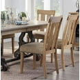 thumbnail image 1 of CLEARANCE! ACME Nathaniel Side Chair (Set-2), Slatted Back, Fabric & Maple (2Pc/1Ctn) 62332, 1 of 5