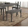 thumbnail image 1 of CLEARANCE! ACME Wallace Bench in Weathered Gray 71438, 1 of 3