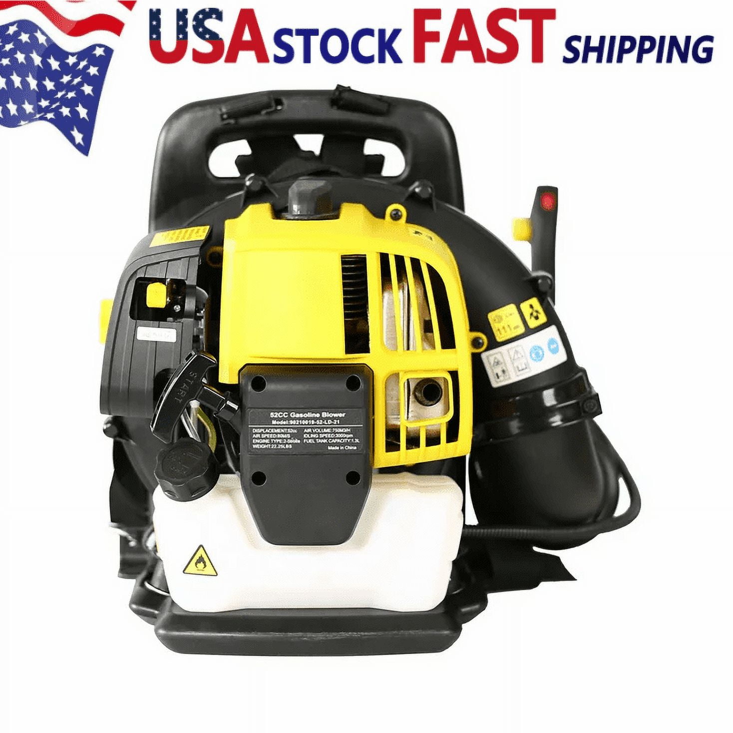 CLEARANCE! Leaf Blower, 52CC Backpack Leaf Blower Gas Power