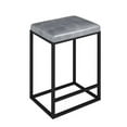 thumbnail image 1 of CLEARANCE! Metal Faux Leather Bar Stools 2 PACKS, 1 of 6