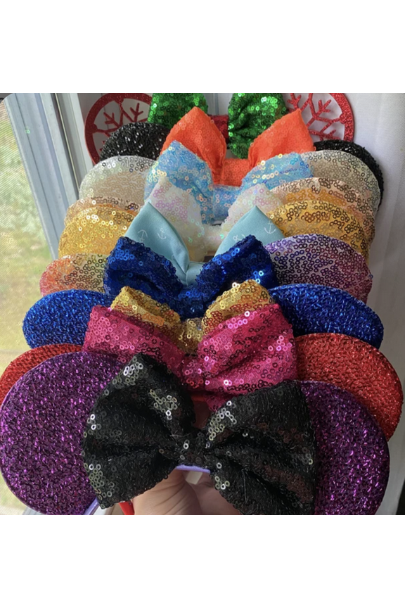CLEARANCE! Mickey Minnie Headband 3 pcs Mickey Minnie Ears Girls Birthday Party Celebrations