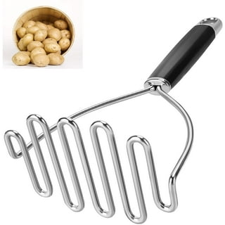  Joyoldelf Heavy Duty Stainless Steel Potato Masher, Non Stick  Hand Potato Smasher for Food, Bean and Avocado, Blue: Home & Kitchen