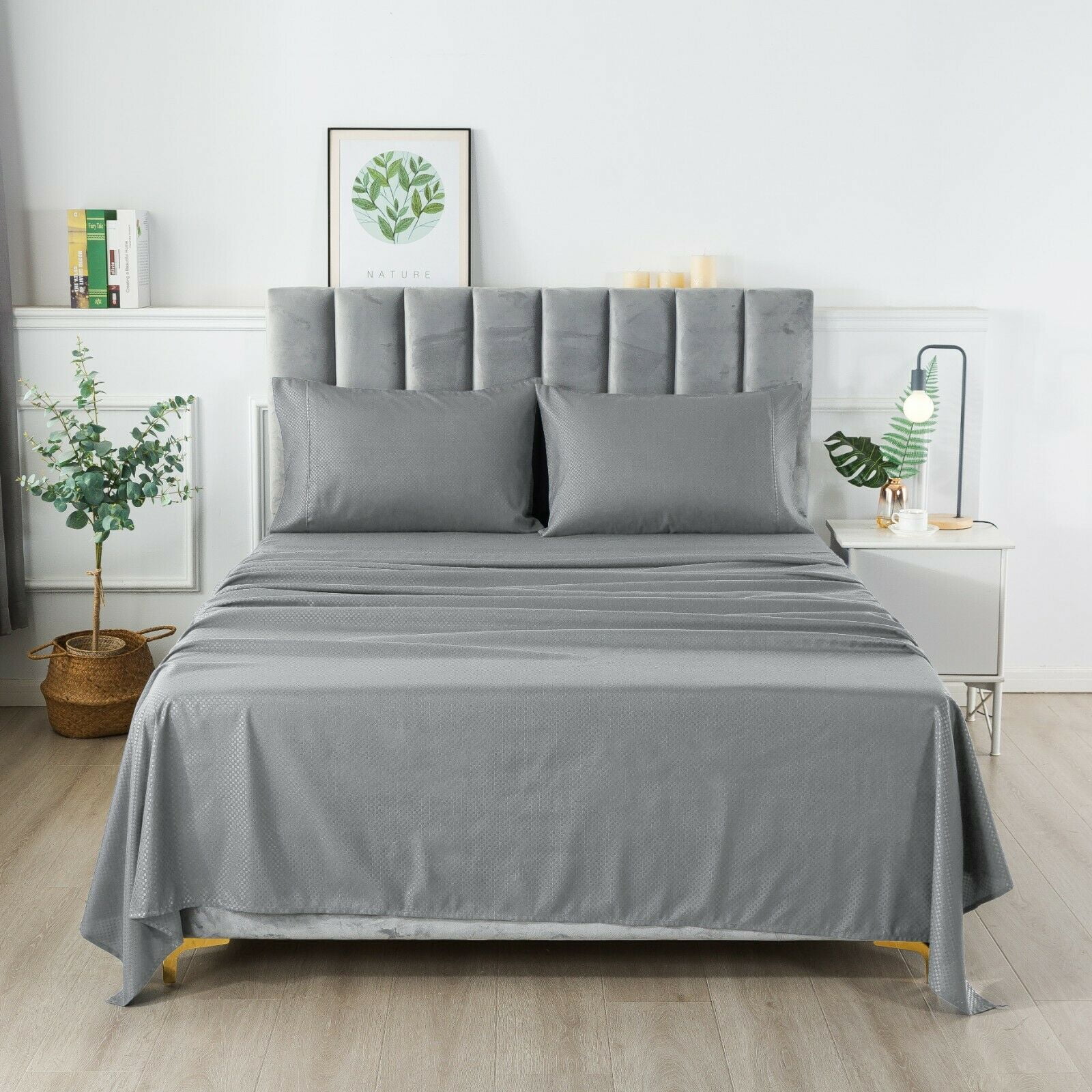 CLEARANCE SALE 4 Piece Bed Sheets Set 1800 Series Deep Pocket Microfiber Sheets
