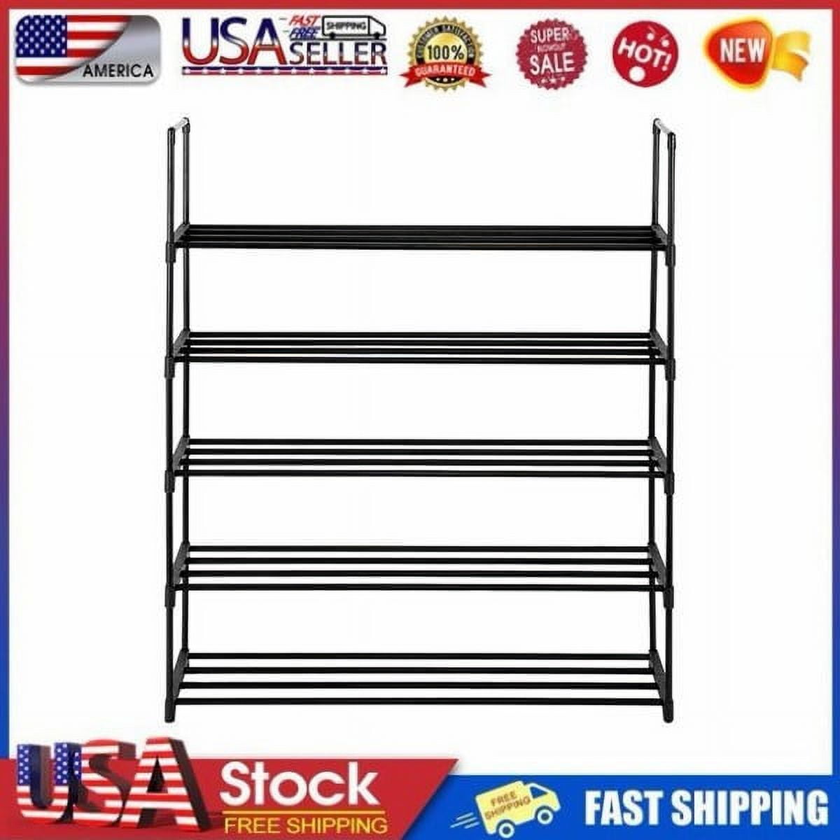 CLEARANCE SALE 5 Tiers Shoe Rack Shoe Tower Shelf Storage Organizer For ...