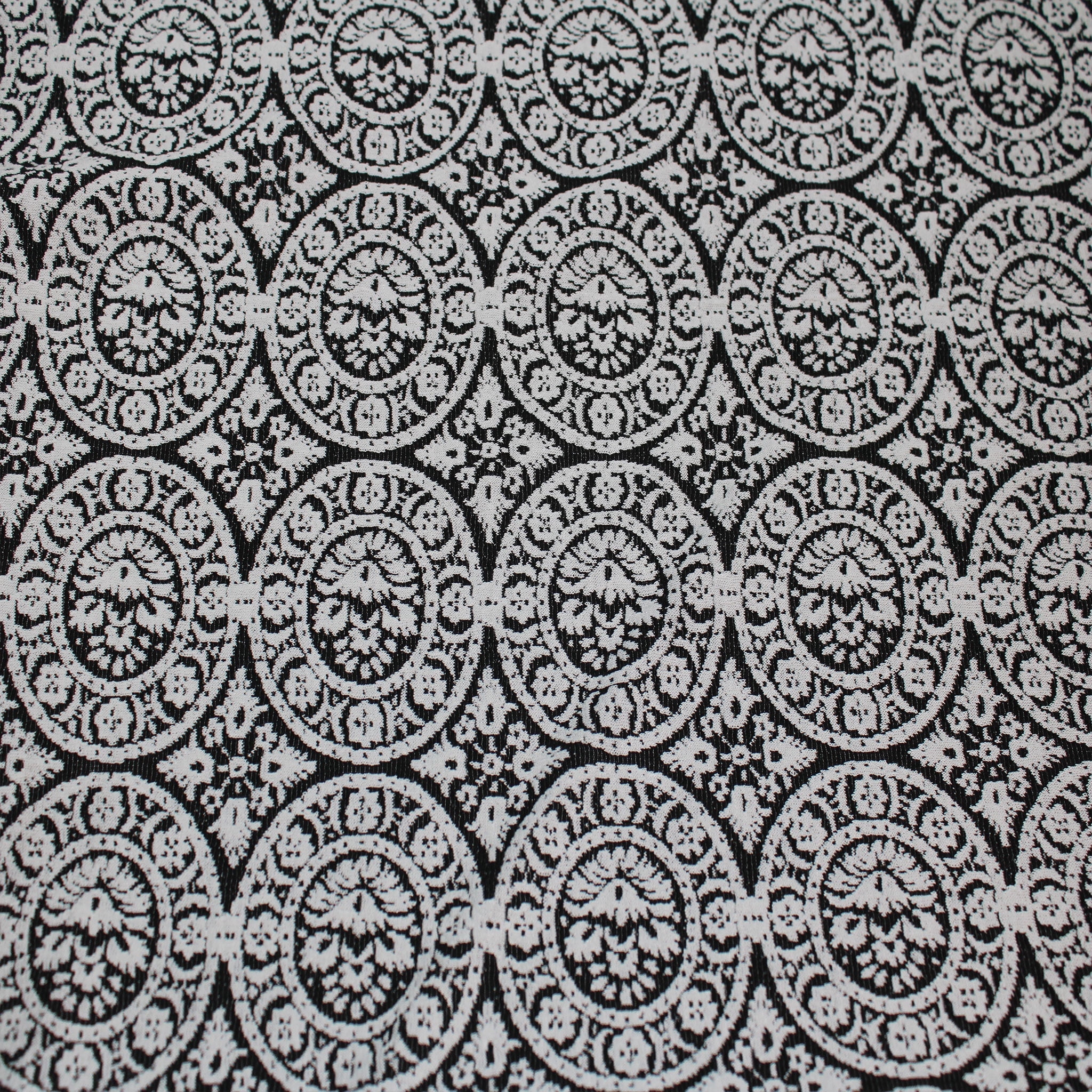 60" Classic Damask Stretch Jacquard Knit Fabric  Soft, Breathable Rayon Poly Spandex Blend - By the Yard - Ideal for Apparel, Drapery, Upholstery, DIY & Crafts.