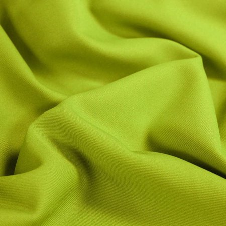 CLEARANCE SALE!! Lime Solid 60'' Poly Gabardine Fabric , DIY Projects - 5 YARDS