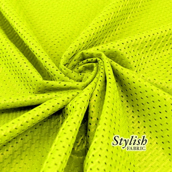 Mesh Knit Fabric by the Yard, Football Fabric, Soccer Fabric, Basketball Jersey Fabric, DIY projects.