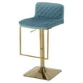 thumbnail image 1 of CLEARANCE! SUPERJARE Bar Stools&nbsp; - Swivel Barstool Chairs with Back, Modern Pub Kitchen Counter Height，velvet, 1 of 10