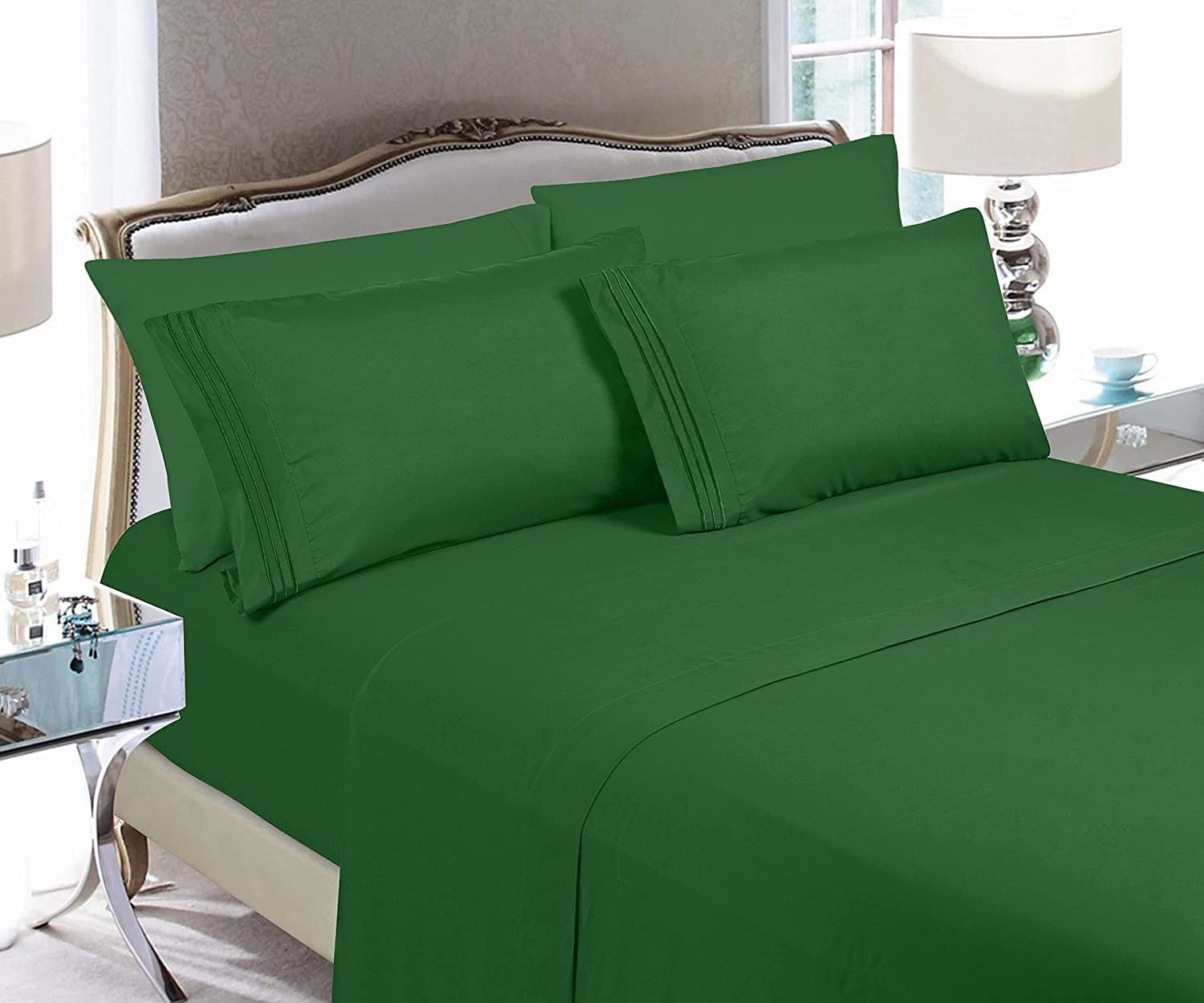 Elegant Comfort Queen Sheet Set Easy Care Silky Soft Microfiber Deep elegant-comfort-queen-sheet-set-easy-care-silky-soft-microfiber-deep