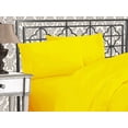 thumbnail image 1 of Elegant Comfort 4-Piece Microfiber Bed Sheet Set, Soft & Breathable, Wrinkle & Fade Resistant, Deep Pocket, Full, Yellow, 1 of 5
