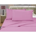 thumbnail image 1 of 1500 Series 4-Piece Bed Sheet Sets, Deep Pockets - Wrinkle Free & Fade Resistant Queen, Light Pink, 1 of 5