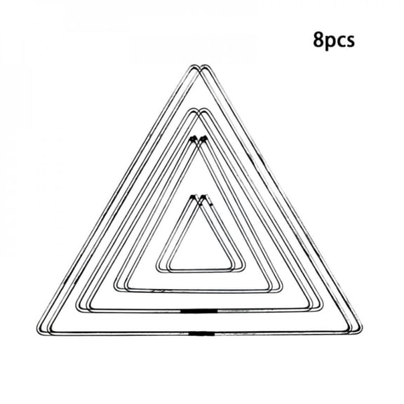 [CLEARANCE sales]4 Sizes, 8PCS  Wreath Frame Is Suitable For Lace Wedding Decoration-five-pointed Star (50mm/100mm/150mm/200mm)*2