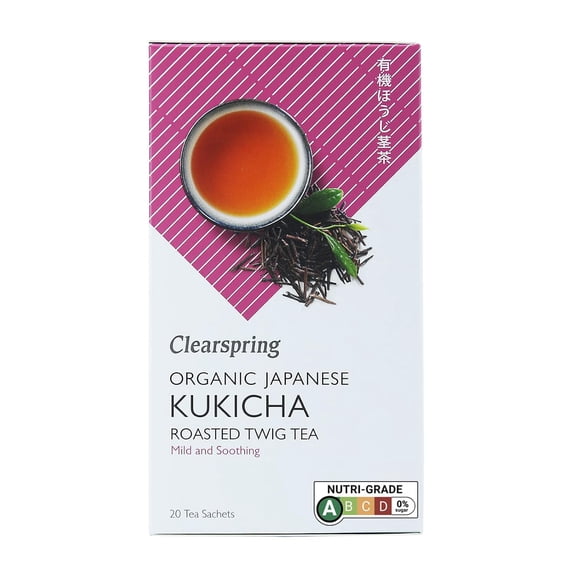 CLEARSPRING Japanese Kukicha Tea Bags, 20 Count