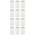 CLEARVIEW 1 Pint Plastic Jar 12 Pack Containers and Organization