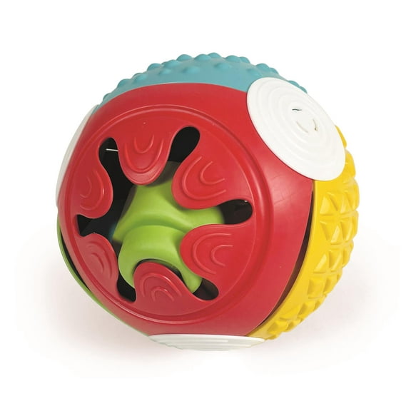 Clementoni Sensory Ball: 5 Soft Multicoloured Building Blocks for Babies, Develops Senses, Motor Skills & Coordination, Washable (6-36 months)