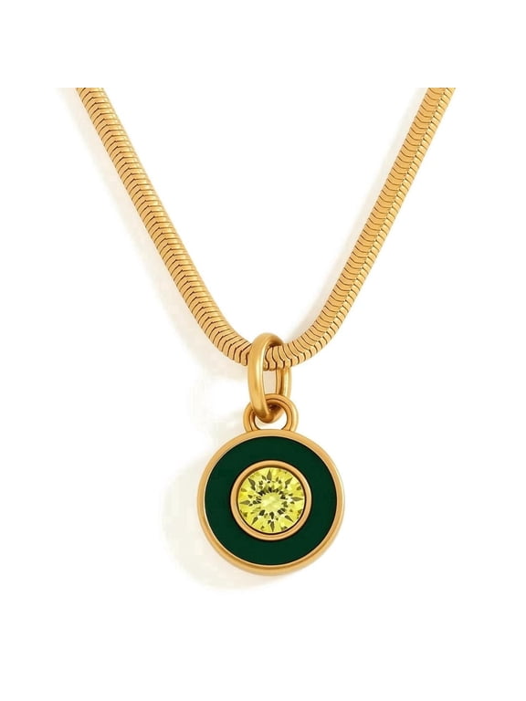 Gold Plated Pendant Necklace for Women | Stylish Anti-Tarnish & Hypoallergenic Chain