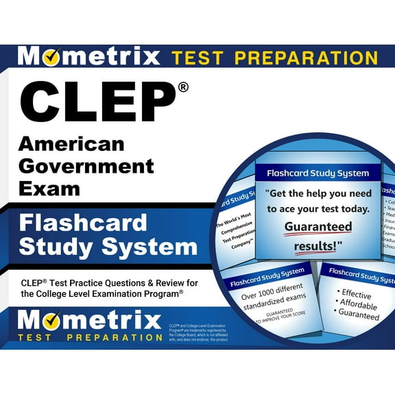 CLEP American Government Exam Flashcard Study System