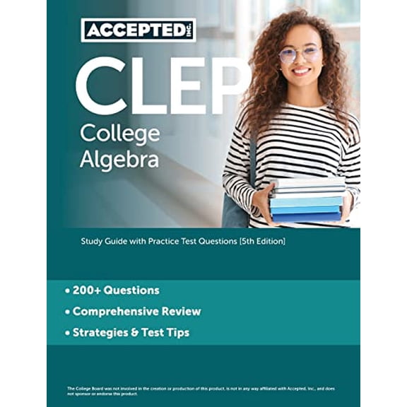 Pre-Owned CLEP College Algebra: Study Guide with Practice Test Questions [5th Edition] (Paperback) by Cox