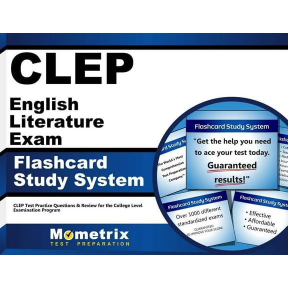 CLEP English Literature Exam Flashcard Study System: CLEP Test Practice Questions & Review for the College Level Examination Program