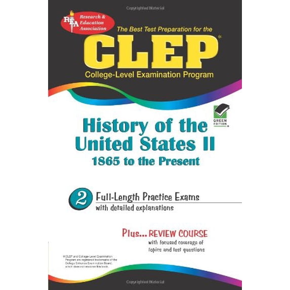 Pre-Owned CLEP: History of the United States II, 1865 to the Present (Paperback) 0878912703 9780878912704