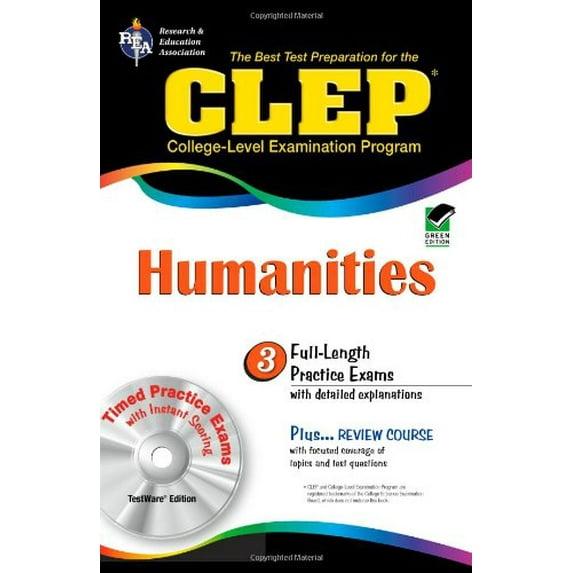 Pre-Owned Clep Humanities: Full-length Practice Exams With Detailed Explanations: 3 Paperback