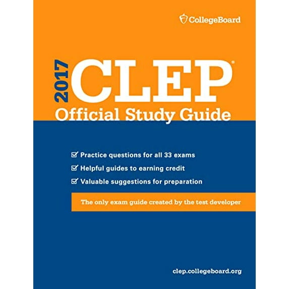 Pre-Owned CLEP Official Study Guide 2017 (Paperback) 1457307782 9781457307782
